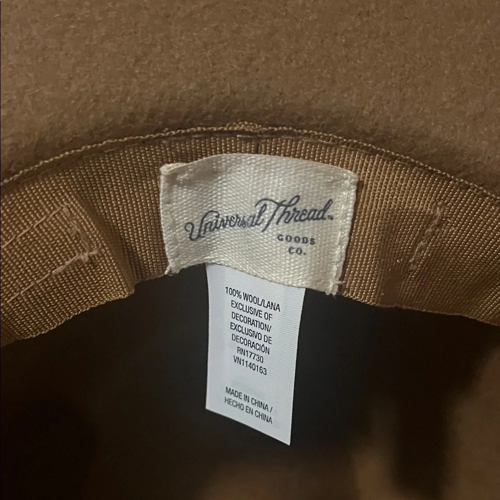 Universal Thread Brown Wide Brim Hat